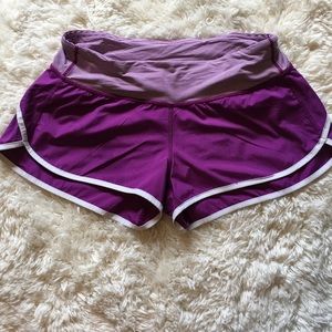 Lululemon Magenta Speed shorts