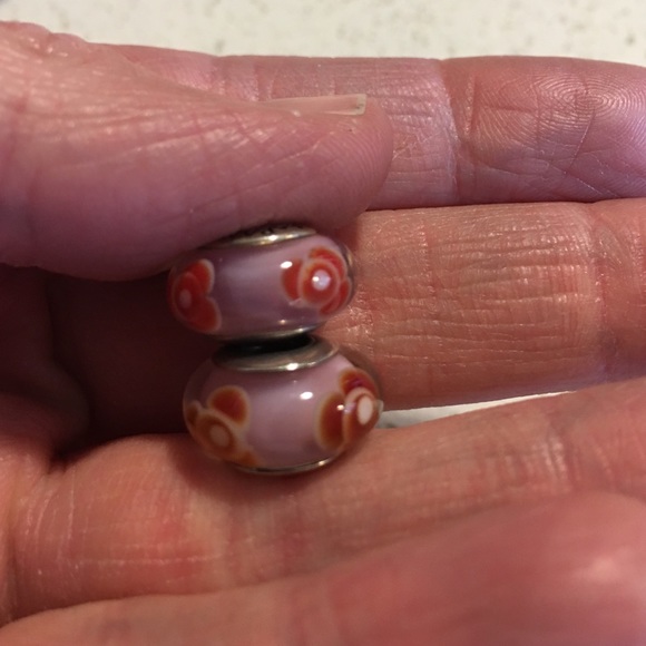 Pandora space savers pink red roses - Picture 2 of 4