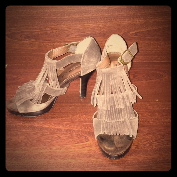 Madden Girl heels with fringe