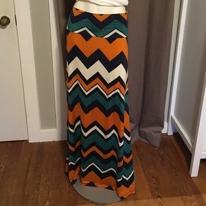 Striped Maxi Skirt