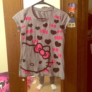 Grey Hello Kitty Shirt
