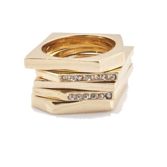 T&J Stacked Rings Set - Picture 2 of 2