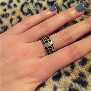 Authentic Coach Miranda Enamel Ring