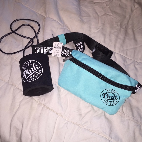 PINK Fanny pack and drink holder