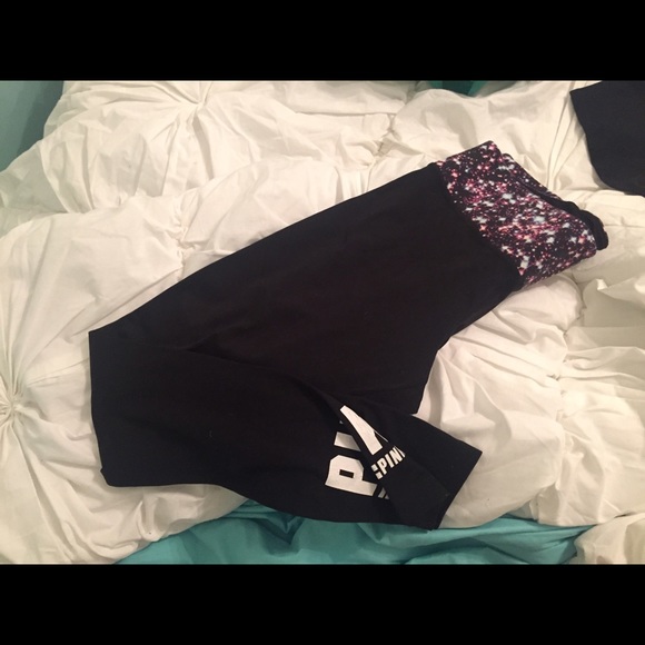 SOLD!!! Pink reversible leggings