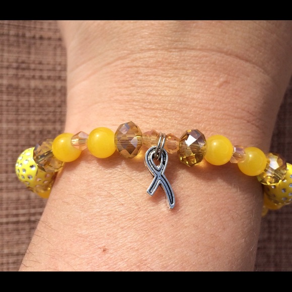 Handmade Awareness Bracelet. NWT - Picture 1 of 4