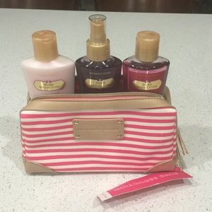 V. S. Body lotion, fragrance must & body wash.