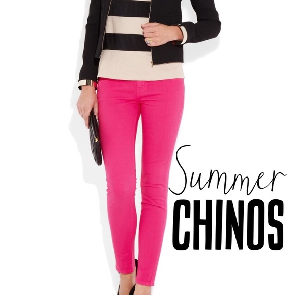 H&M Pants - Pink Summer Chinos
