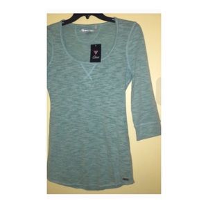 Teal Guess Half Sleeve