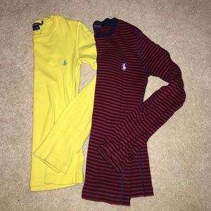 BUNDLE Long sleeve polo tees