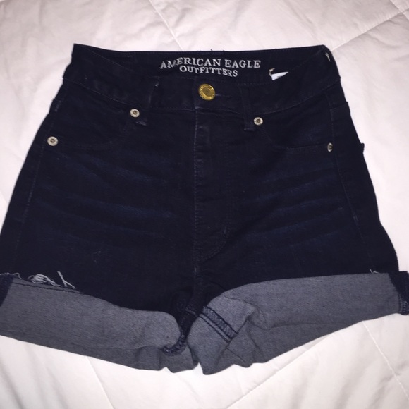 AE High Waisted Denim Shorts