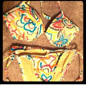 Victoria's Secret Swim Top 34D bottom Sml