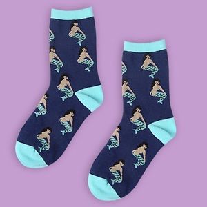 Funky mermaid socks