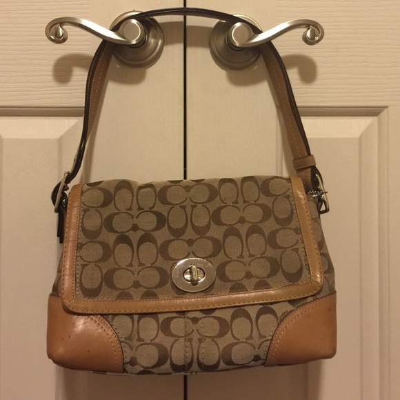 Coach handbag with matching wallet
