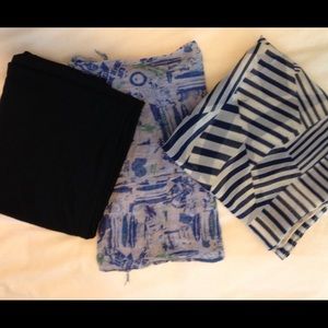 Scarf Trio - H&M, Ted Baker London, Anna P