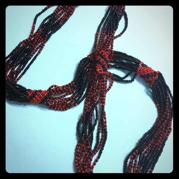 African home made beaded necklace