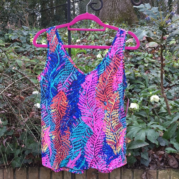 NWT Lilly Pulitzer Fluorescent Gigi Top