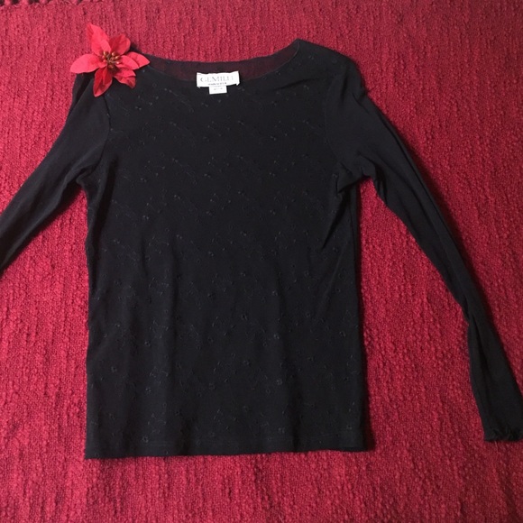 Size medium Gemili sheer long sleeve shirt - Picture 1 of 3