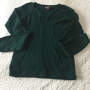 Mango mng basic V Neck Long Sleeve Sweater sizeL