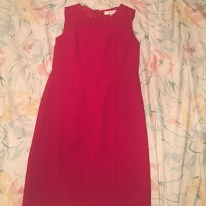 Beautiful red Jones Studio Peplum Dress size 10