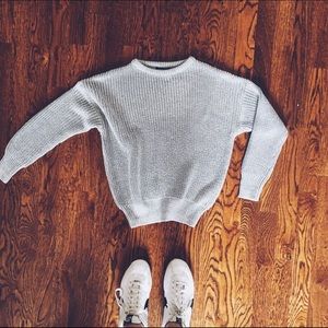 American Apparel Cropped Fisherman Pullover