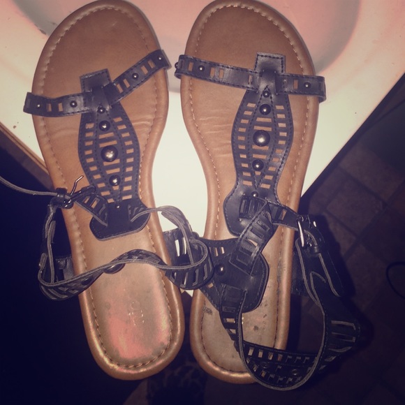 Sandals worn once see pics