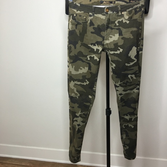 Zara army print pants