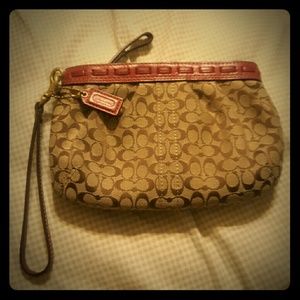Coach wristlet