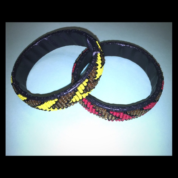 African beaded wrist bands