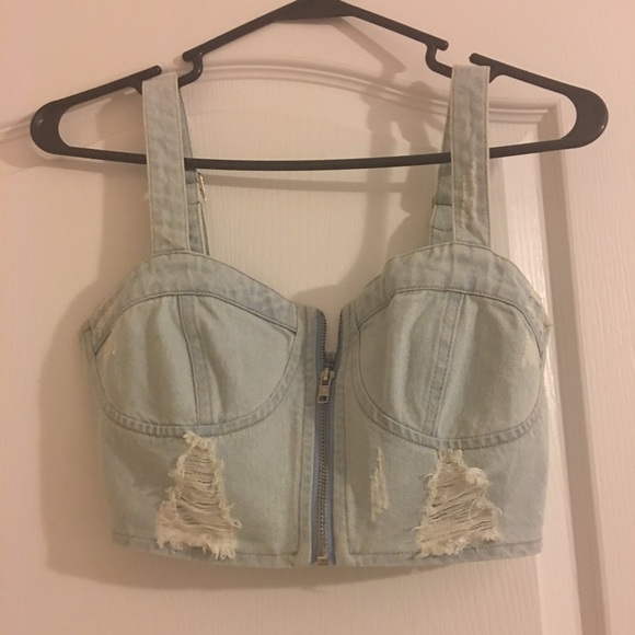 Akira Jean Crop Top