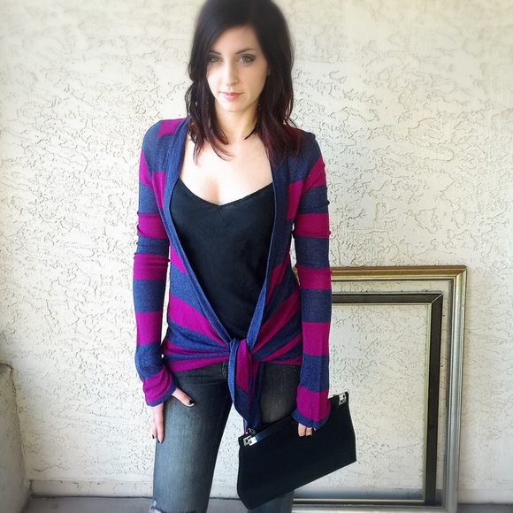 Splendid Sweaters - Splendid brand new striped cardigan