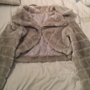 Faux Fur crop jacket