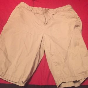 Size 10 Merona khaki Bermuda shorts