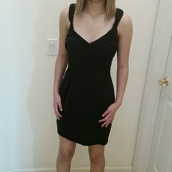 Black bra top dress super sexy