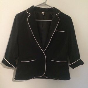 Classic One Button Blazer