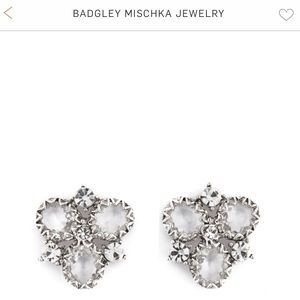 Badgley Mischka Crystal Cluster Earrings
