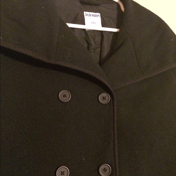 Old Navy black fleece jacket - Picture 2 of 3