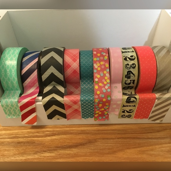 ✅SOLD✅ LOT OF WASHI TAPE AND DISPENSER - Picture 2 of 3