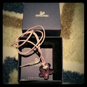 Lilac Swarovski Mini Jasmine Pendant Necklace