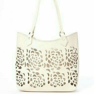 NWT Big Buddha laser cut purse