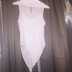 White Forever 21 bodysuit
