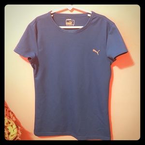 Blue Puma tee shirt