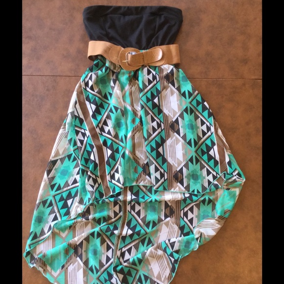 Rue 21 Aztec Print High / Low Dress