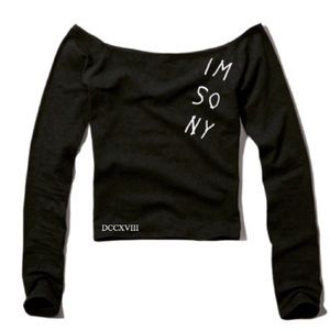 I'm So New York Off The Shoulder Top