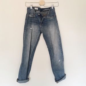 GAP 1969 Destructed Boyfriend Jeans