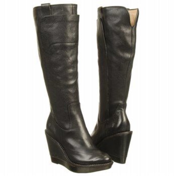 Frye Paige wedge boots