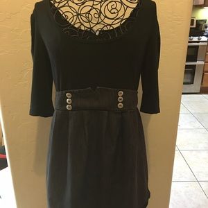 Mid sleeve mini dress