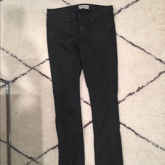 Madewell high shine black pant