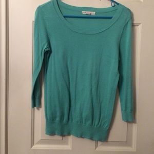 Seafoam green sweater!