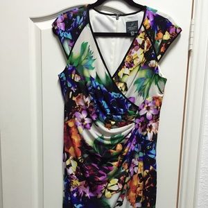 Adrianna Papell floral dress
